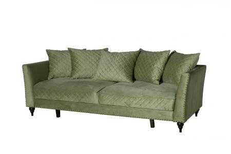 Диван Сорренто(Sorrento) 230M трехм.раск,велюр оливковый Colt1002-OLIV 230*101*86