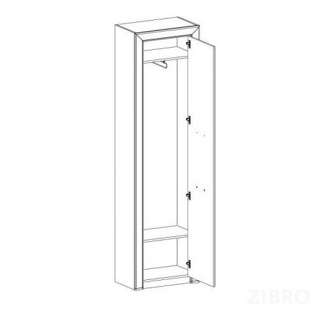 Шкаф для белья Оливия 1DW вудлайн кремовый ANR_70002736