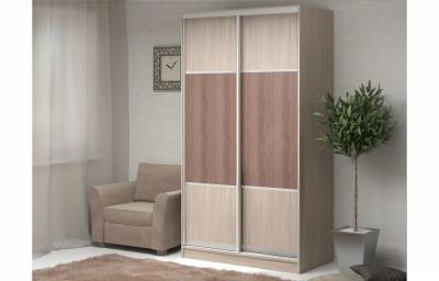 Шкаф-купе Адриано-2.1 1300x400x2200 мм ясень шимо светлый BRN_1411_2200