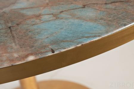 33FS-21004STOL/OB Стол обеденный Venice Blue d110*75,5см