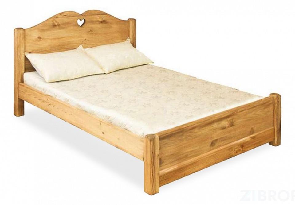 Кровать двуспальная Lit Coeur 160 PB сосна VSN_LIT-COEUR-160-PB