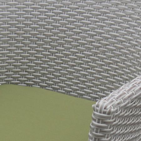 Кресло из искусственного ротанга - WS-2907W/White
