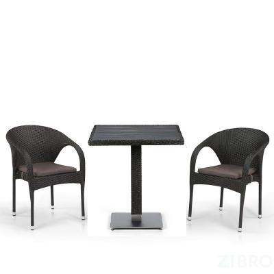 Комплект мебели из иск. ротанга T607D/Y290-W53/52 Brown (2+1)