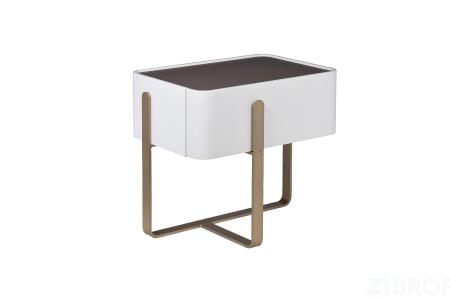 77IP-20863 Тумбочка светлая с металл. каркасом 58*40*55см