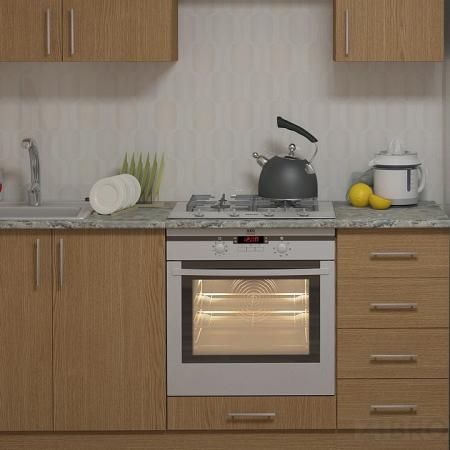 Гарнитур кухонный Лира-2.1 дуб светлый BRN_1326_1