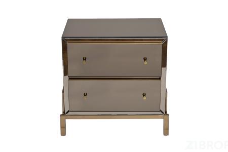 KFG170 Тумба зеркальная 2 ящика 65*45*62см