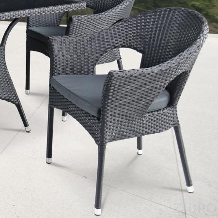 Комплект мебели из искусственного ротанга - Avanti Black