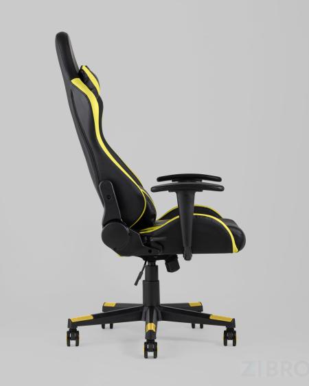 Компьютерное кресло TopChairs Gallardo желтое геймерское