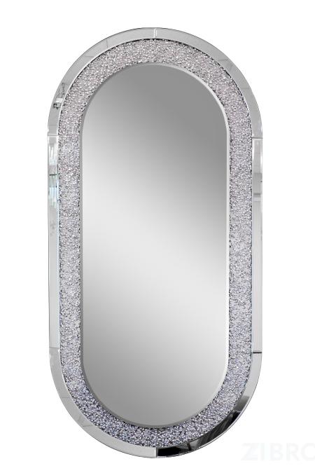 50SX-9138 Зеркало овальное в раме с кристаллами 120*60см