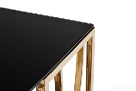 Консоль черное стекло/золото 13RXC3102-GOLD
