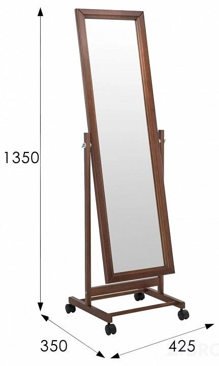 Зеркало напольное BeautyStyle 27 коричневый ML_008679