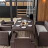 Обеденный комплект LANA LUX DINING L коричневый