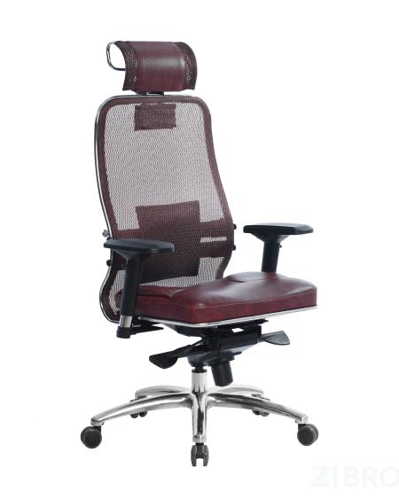 Офисное кресло Samurai SL-3.03 темно-бордовое