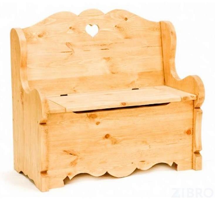 Скамья Banccoffre 100 сосна VSN_BANCCOFFRE-100