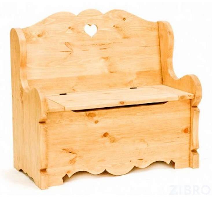 Скамья Banccoffre 120 сосна VSN_BANCCOFFRE-120