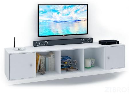 Тумба под ТВ Прайм-51-2 белый MAS_TVT-PRAJM-51-2-BT