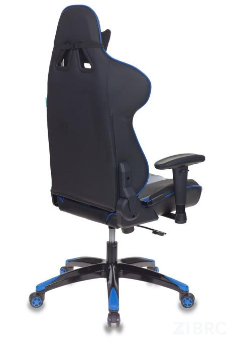 Игровое кресло Кресло игровое Бюрократ CH-772N/BL+BLUE две подушки черный/синий искусственная кожа (пластик чер