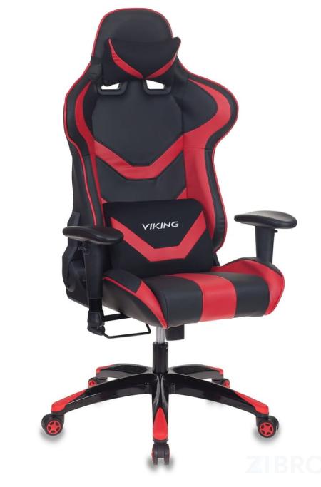 Игровое кресло Кресло игровое Бюрократ CH-772N/BL+RED две подушки черный/красный искусственная кожа (пластик че
