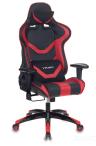 Игровое кресло Кресло игровое Бюрократ CH-772N/BL+RED две подушки черный/красный искусственная кожа (пластик че
