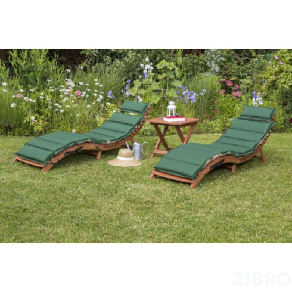 Комплект шезлонги и столик AFM-803A-T133 Beige-Green (2+1)