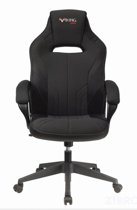 компьютерное игровое Бюрократ VIKING 3 AERO BLACK EDITION черный обивка экокожа/ткань крестовина