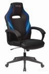 компьютерное игровое Бюрократ VIKING 3 AERO BLUE черный/синий обивка экокожа/ткань крестовина пл