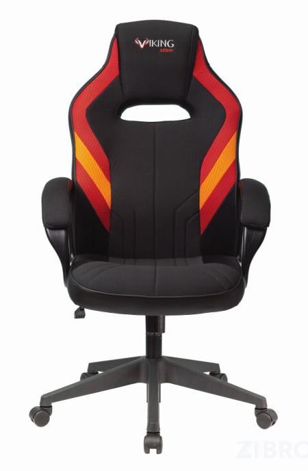 компьютерное игровое Бюрократ VIKING 3 AERO RED черный/красный обивка экокожа/ткань крестовина п