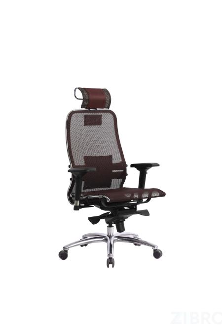 Офисное кресло Samurai S-3.03 темно-бордовое