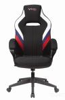 компьютерное игровое Бюрократ VIKING 3 AERO RUS белый/синий/красный черный обивка экокожа/ткань