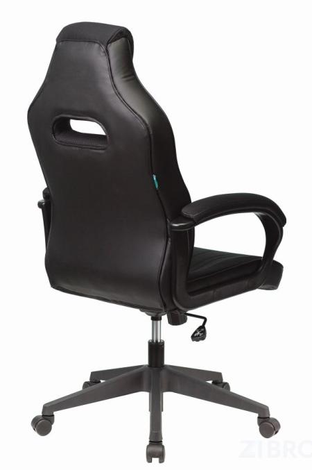компьютерное игровое Бюрократ VIKING 3 AERO RUS белый/синий/красный черный обивка экокожа/ткань