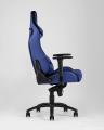 Игровое кресло компьютерное TopChairs Racer Premium синее геймерское