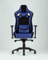 Игровое кресло компьютерное TopChairs Racer Premium синее геймерское