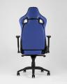 Игровое кресло компьютерное TopChairs Racer Premium синее геймерское