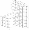 Стол компьютерный Рикс-15 белый MAS_Riks-15BEL