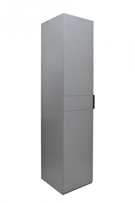 GD-10023-6 Шкаф Альто(Alto) пенал c полками,цвет серый Кобальт, фасад глухой 50*57*228.5см