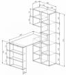 Стол компьютерный Рикс-25 белый MAS_Riks-25BEL