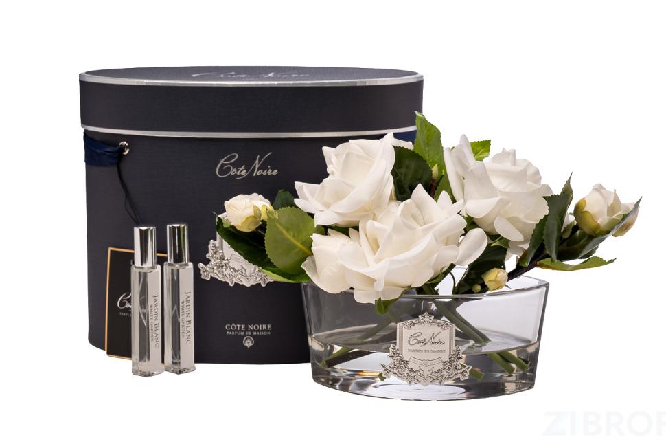 96CN-LV1000 Диффузор Oval Ivory White, спрей White Gardenia 2x10мл в уп.