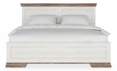 Кровать двуспальная Marselle LOZ160 дуб сонома темный, ясень снежный BRW_70004112
