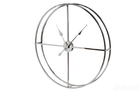 79MAL-5761-76NI Часы настенные цвет хром d76см