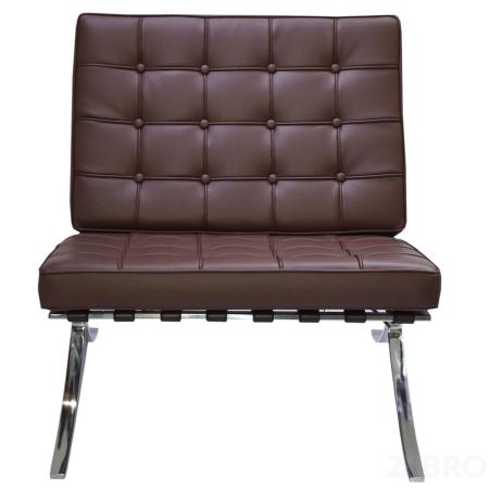 Кресло BARCELONA CHAIR коричневый
