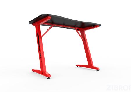 Стол геймерский компьютерный игровой для геймеров TopChairs Arena красный