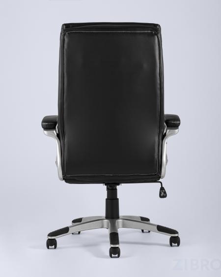 TopChairs Power офисное черное, обивка из экокожи, механизм регулировки Top Gun