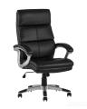 TopChairs Power офисное черное, обивка из экокожи, механизм регулировки Top Gun