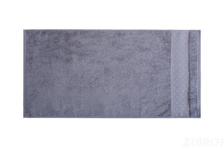 Полотенце махровое 50*90 Симпатия серое