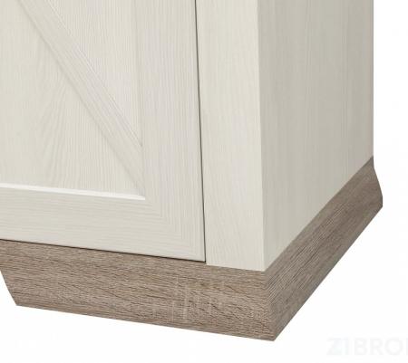 Тумба для обуви Marselle SFK1B дуб сонома темный, ясень снежный BRW_UT-70039221