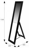 Зеркало напольное BeautyStyle 12 черный ML_4630216192594