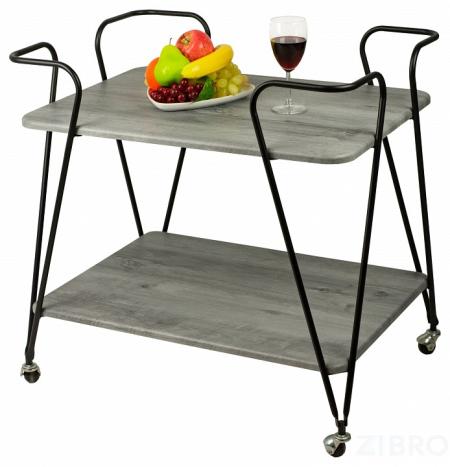 Стол сервировочный Эстер орех гикори grey, черный ML_4630216190965