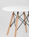 Комплект мебели детский стол Eames белый, 1 желтый стульчик