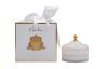 96CN-45003  Свеча ароматическая Jasmine flower tea в вазе в упаковке 185 гр
