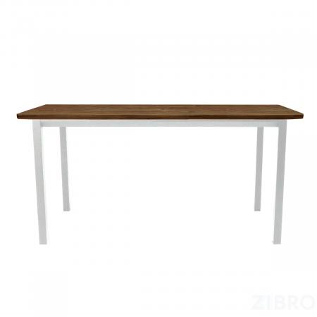 Стол офисный ST45 белый/ЛДСП коричневый дуб, 160x70